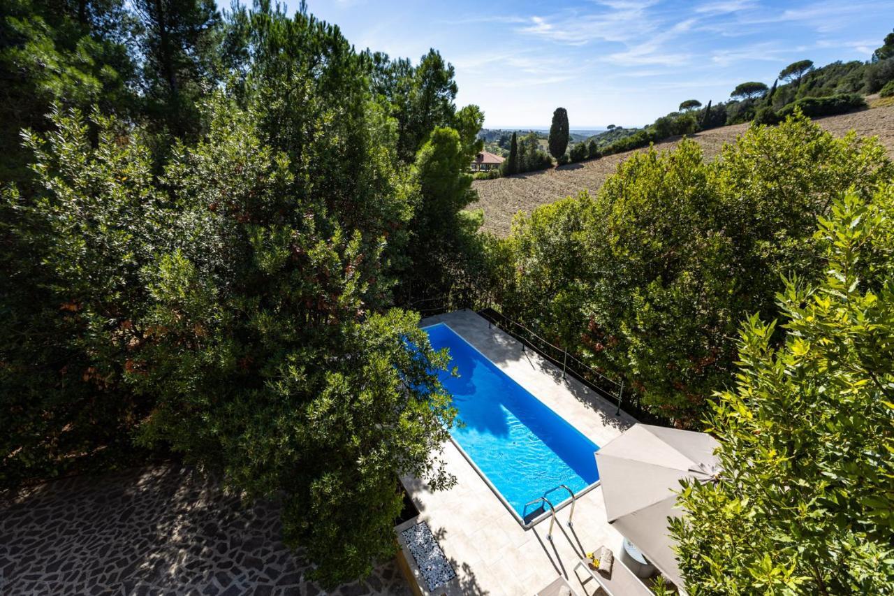 Villa Cesarina Amazing Villa With Private Pool In The Tuscan Hillsカザーレ・マリッティモ エクステリア 写真